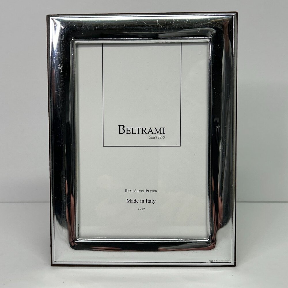 Beltrami Silver Plated Photo Frame 4x6